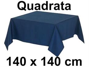 Tovaglia Cotone 140 X 140 cm Quadrata Tinta Unita 100% Cotone