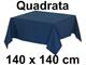 Tovaglia Cotone 140 X 140 cm Quadrata Tinta Unita 100% Cotone