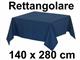Tovaglia Cotone 140 X 280 cm Rettangolo Tinta Unita 100% Cotone