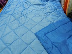 Trapunta Singola 1 Piazza Microfibra DoubleFace Azzurro / Blu Trapuntino in 100% poliestere 160x260 cm 7236A