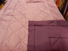 Trapunta Singola 1 Piazza Microfibra DoubleFace Viola / Rosa Trapuntino in 100% poliestere 160x260 cm 7236V